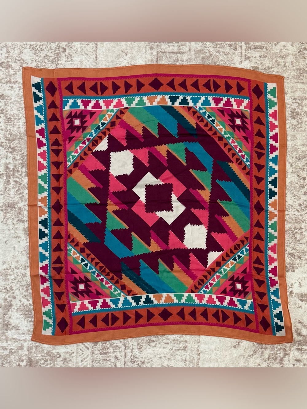 DOUBLE D RANCH || ‘Hay Babies’ Square Scarf (2023) Southwestern Print